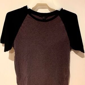 21men Maroon & Black Short Sleeve Tee